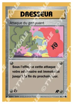 Carte Attaque du gaz puant