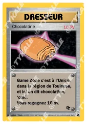 Carte Chocolatine
