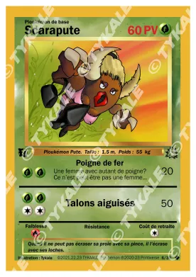 Carte Scarapute — série Fleur