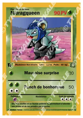 Carte Nidragqueen — série Fleur