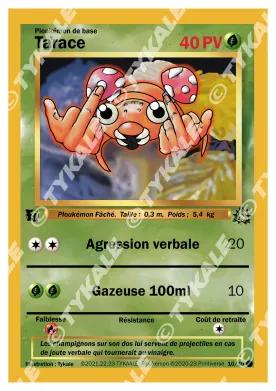 Carte Tarace — série Fleur