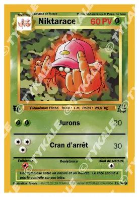 Carte Niktarace — série Fleur
