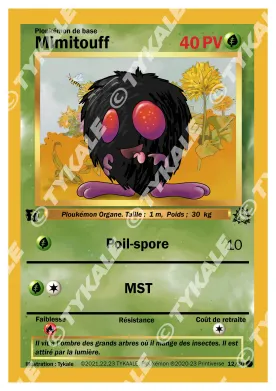 Carte Mimitouff — série Fleur