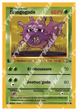 Carte Smogogode — série Résine