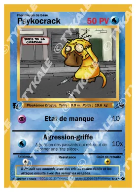 Carte Psykocrack — série Résine