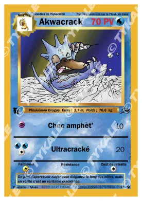 Carte Akwacrack — série Résine