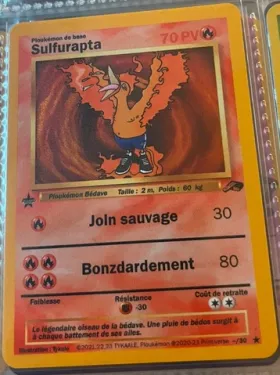Carte Sulfurapta — série Résine