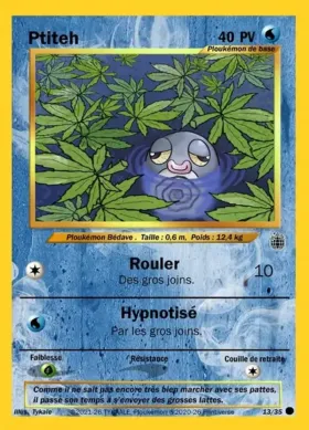 Carte Ptiteh — série Neon Discotheque