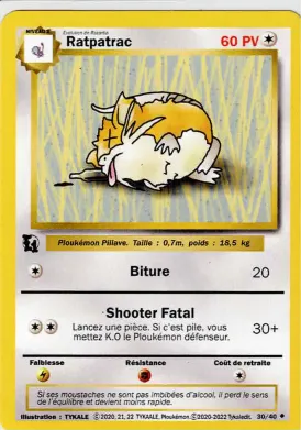 Carte Ratpatrac — série Set de base