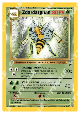 Carte Zdardagnan — série Set de base édition 2