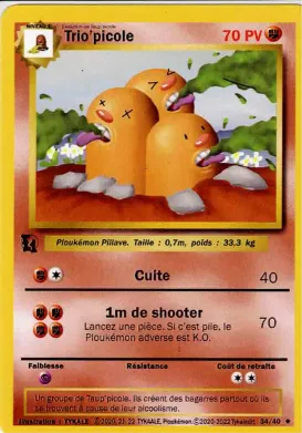 Carte Trio’picole — série Set de base
