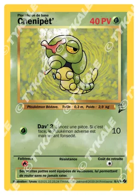 Carte Chenipet — série Set de base édition 2