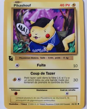 Carte Pikashouf — série Set de base