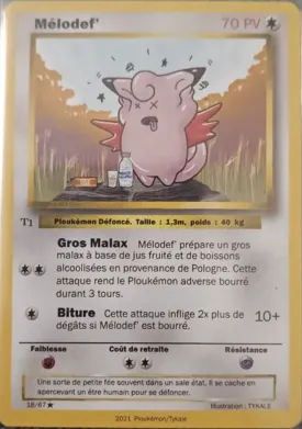 Carte Mélodef’ — série T1