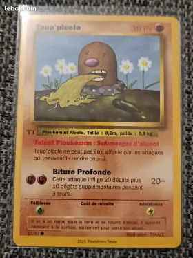Carte Taup'picole — série T1
