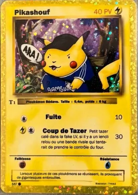 Carte Pikashouf (holo) — série T1