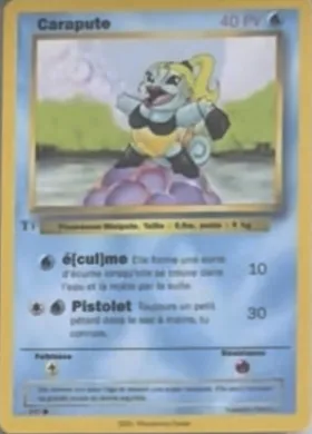 Carte Carapute — série T1