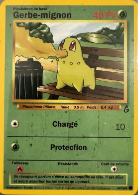 Carte Gerbe-mignon — série Néon Génération Sample