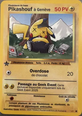 Carte Pikashouf à Genève — série Promo