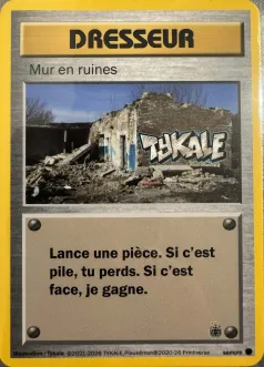 Carte Mur en ruines