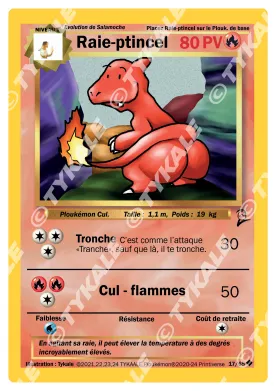 Carte Raie-ptincel — série Set de base édition 2