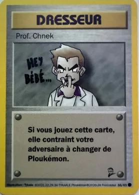 Carte Prof. Chnek — série Set de base édition 2