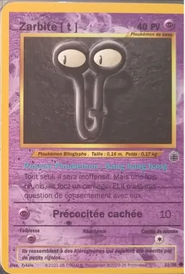 Carte Zarbite [ t ] — série Neon Discotheque