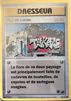 Carte Mur en ruines