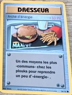 Carte Arche d'énergie — série Neon Discotheque