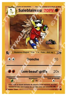 Carte Saleblaireau — série Résine