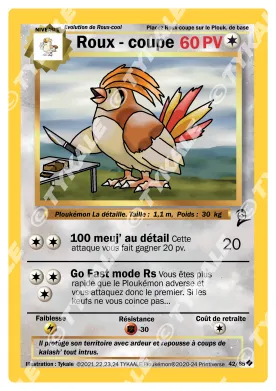 Carte Roux - coupe — série Set de base édition 2