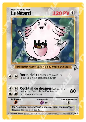 Carte Lefêtard — série Set de base édition 2