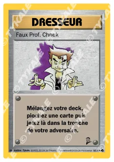 Carte Faux Prof. Chnek