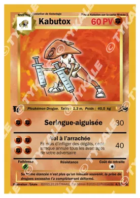 Carte Kabutox — série Résine