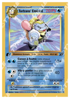 Carte Tortrans’ Eméché — série Team Raclette