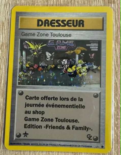 Carte Game Zone Toulouse