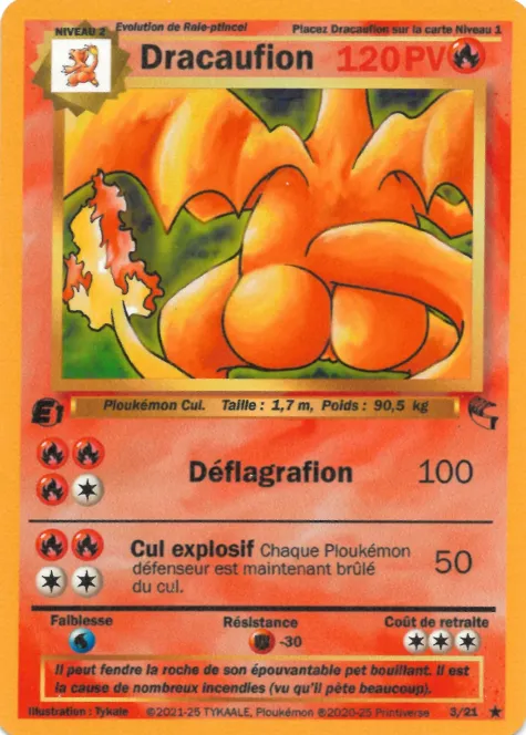 Carte Dracaufion