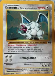 Carte Dracaufeu Blanc Aux Yeux Bleus (HS n.1)
