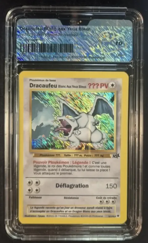 Carte DRACAUFEU BLANC AUX YEUX BLEUS (HS N.10)