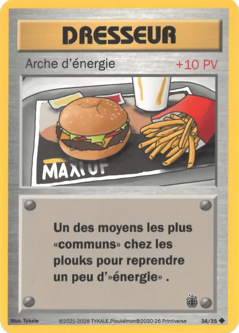 Carte Arche d'énergie