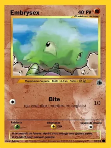 Carte Embrysex