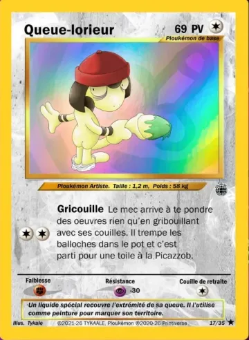 Carte Queue-lorieur