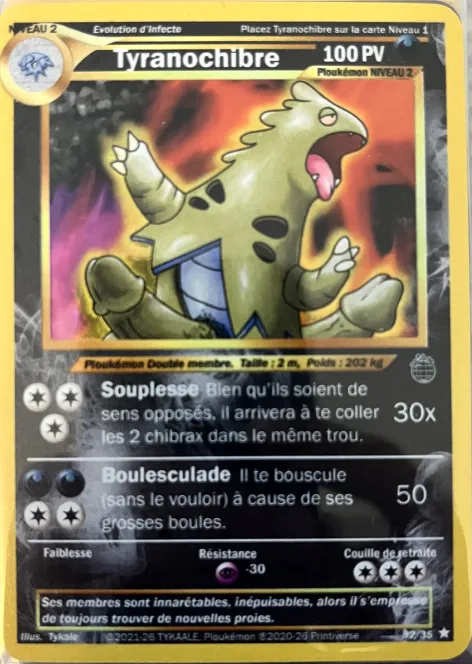 Carte Tyranochibre