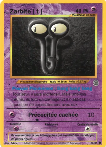 Carte Zarbite [ t ]
