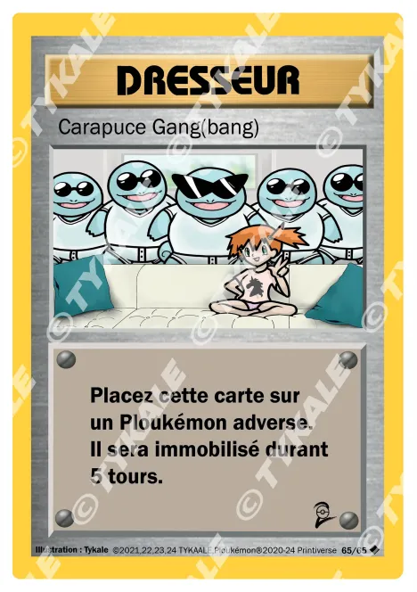 Carte Carapuce Gang(bang)