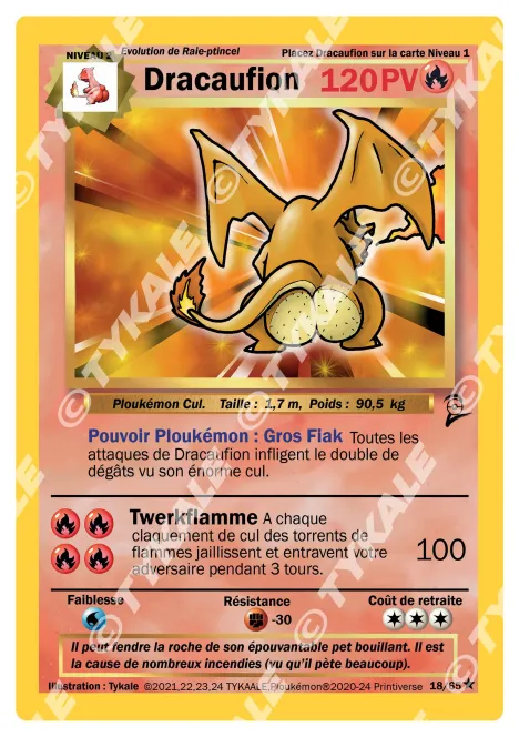 Carte Dracaufion