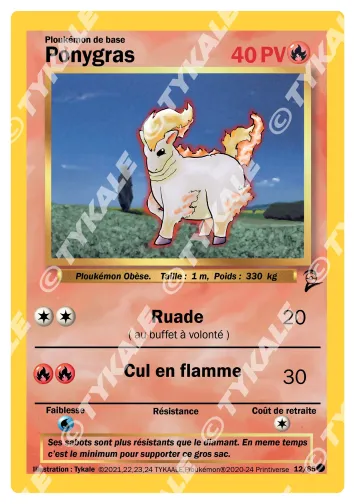 Carte Ponygras