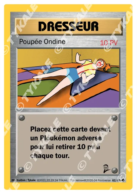 Carte Poupée Ondine