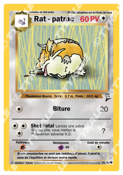 Carte Rat - patrac