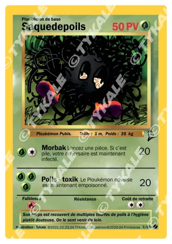 Carte Saquedepoils